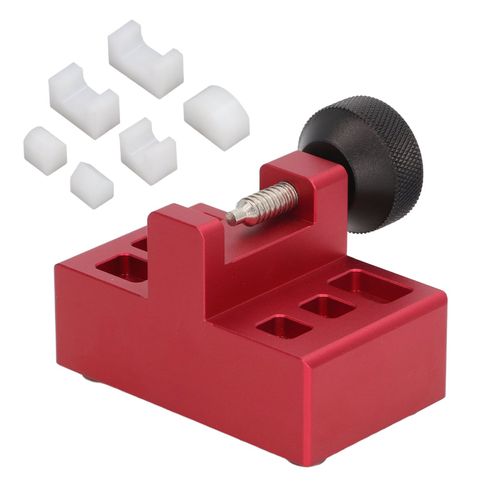 Xyong Kit De Presse A Boucle De Montre, Positionnement Radian, Alliage D'aluminium, Kit D'outils De Reparation Et D'entretien, Rouge