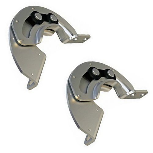 XYONG Lot de 2 charnieres dissimulees a 90 degres pour porte d'armoire coulissante