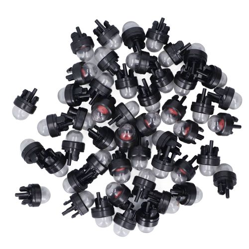XYONG Lot de 50 ampoules d'amorcage pour carburateur, tronconneuse, debroussailleuse, pompe a main en caoutchouc, remplacement pour McCulloch 224242