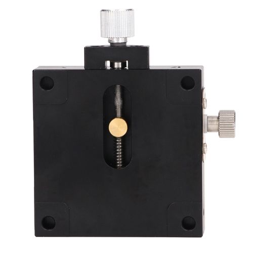 XYONG Plateforme lineaire a deplacement manuel, axe X, alimentation par vis, table coulissante avec echelle 60 x 60 mm / 2,36 x 2,36 pouces