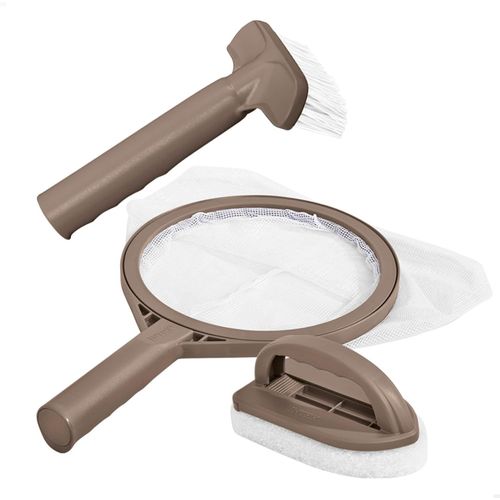 Kit Entretien Spa Intex PureSpa ¿ Accessoires Nettoyage en Plastique, Multicolore, Compatible Spa Gonflable,