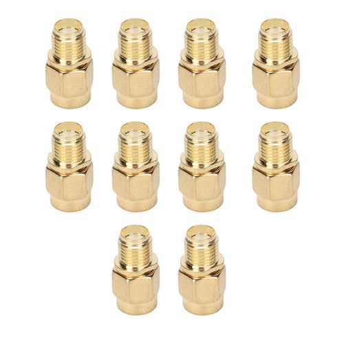 XYONG Kit de 10 adaptateurs de cable coaxial RF SMA femelle vers RPSMA femelle
