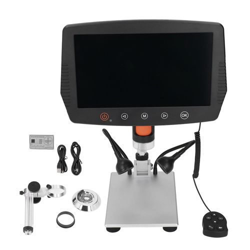 XYONG Microscope numerique 1000X 1080P, reparation de circuit video avec support metallique pour ecran Windows 9 pouces