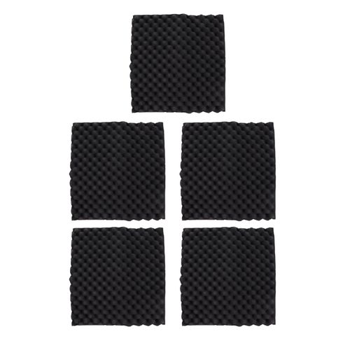 XYONG Lot de 5 panneaux acoustiques en mousse pour studio, cales insonorisantes, materiaux d'isolation et de reduction du bruit