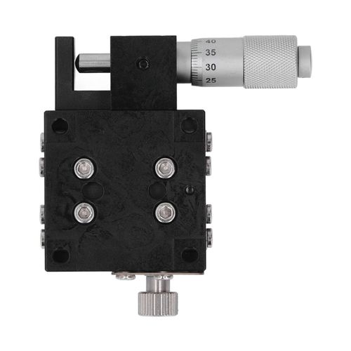 XYONG Plateforme lineaire a axe X, micrometre 40 x 40 mm, deplacement manuel, cable coulissant