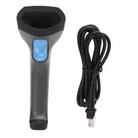 XYONG Scanner de codes-barres 2D portable avec poignee en ABS, balayage rapide et anti-chute, pour supermarche et bibliotheque