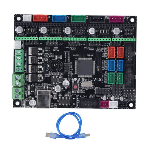 XYONG Carte controleur d'imprimante 3D, PCB 4 couches integre, carte mere d'imprimante 3D pour LCD2004 12 V-24 V