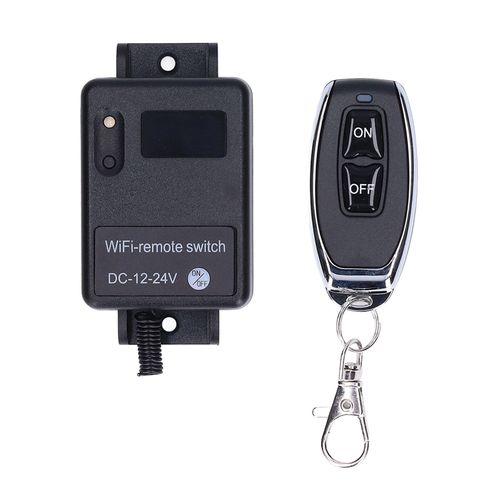 XYONG Interrupteur de telecommande WiFi, controleur d'acces sans fil a canal unique, commandes par telephone portable 12 24 V