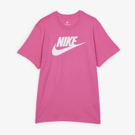 Tee Shirt Icon Futura Rose/Blanc Nike - Rose/Blanc - S