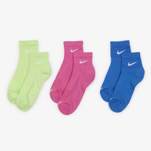 Chaussettes X3 Everyday Mid Jaune/Rose Nike - Jaune/Rose - 38/42