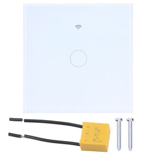 XYONG Interrupteur mural intelligent Wi-Fi, telecommande par telephone, interrupteurs tactiles, norme europeenne 80-260 V CA