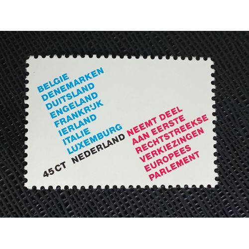 Timbre Pays Bas Y T 1105 1* Élections Générales Directes Au Parlement Européen 1979 (030709 )