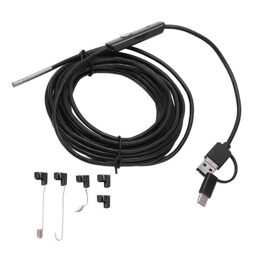XYONG Endoscope AN100-3.9 3,9 mm, camera d'inspection haute definition pour pipeline, telephone portable, LED, pour l'industrie automobile, fil rigide, 3,5 m/11,5 pi