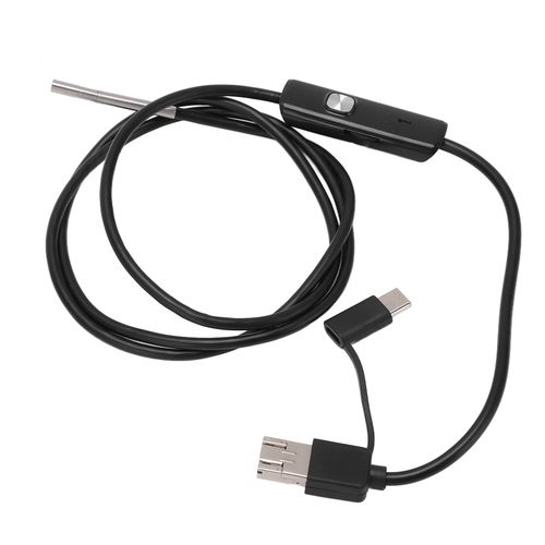 XYONG Endoscope AN100-3.9 3,9 mm, camera d'inspection haute definition pour pipeline, telephone portable, endoscope LED pour l'industrie automobile, fil flexible 10 m / 32,8 pi