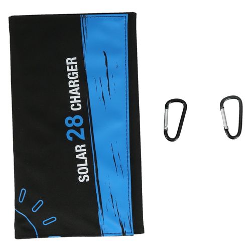 Xyong Chargeur Solaire Portable Pliable Dc 5 V 28 W Pour Telephones Portables, Camping Et Voyage