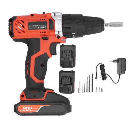 XYONG Perceuse-visseuse portative au lithium FIXMAN 18 V R7002, prise UE AC100-240 V, 2 batteries + 1 chargeur