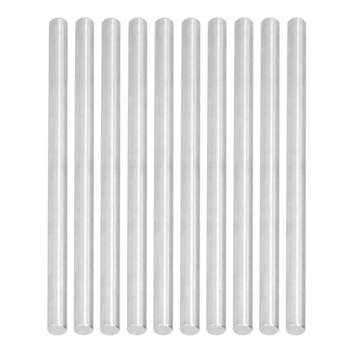 XYONG Kit d'accessoires pour robot jouet DIY, 10 pieces, tiges rondes droites en acier inoxydable de 8 mm, 4100-0008-0150