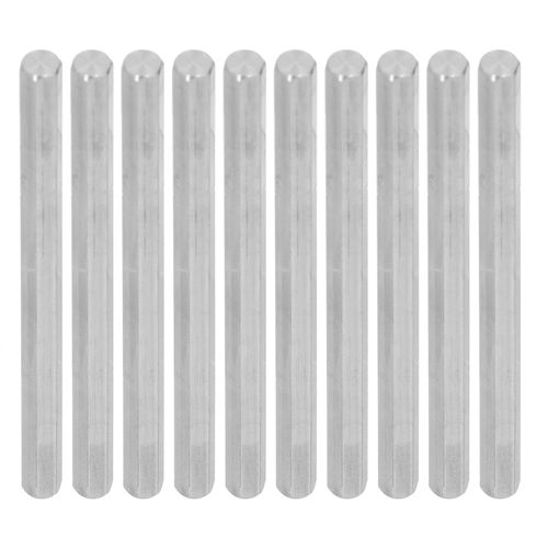 XYONG Lot de 10 tiges hexagonales en acier inoxydable pour robots intelligents et equipements d'ingenierie 4102-0008-0050