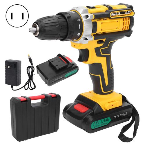 XYONG Perceuse electrique PistolGrip CW et CCW, tournevis a haute torsion, outil de percage AC100-240 V (prise americaine)
