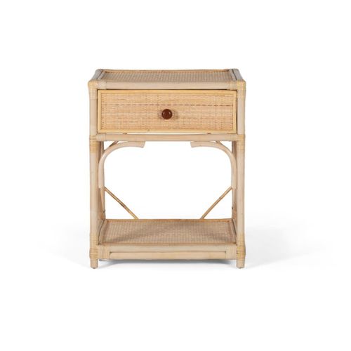 Table De Nuit Rotin Naturel Et Chaleureux
