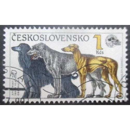 Tchecoslovaquie N°2856 Chiens Oblitéré