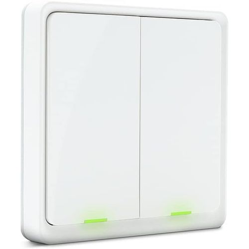 Interrupteur Intelligent Sans Fil 2 Boutons Zigbee[MAT790486]