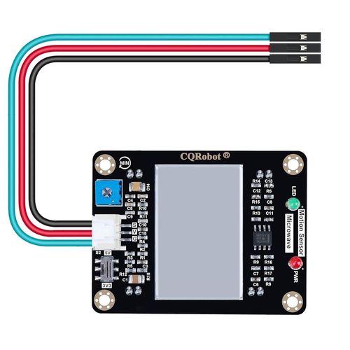 10.525Ghz Doppler Effect Microwave Motion Sensor Compatible With Raspberry Pi And Arduino Motherboard. For Industrial, Measurement, Automatic Doors, Smart Lights, Reversing Radar[MAT790091]