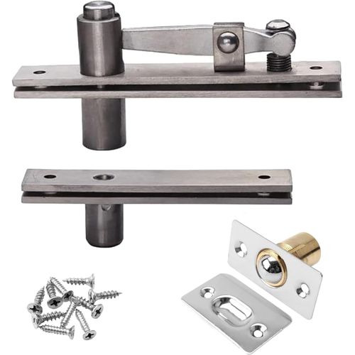 Charnière De Porte Pivotante Pour Porte Secrète En Acier Inoxydable 304 Avec Loquet À Bille[MAT791036]