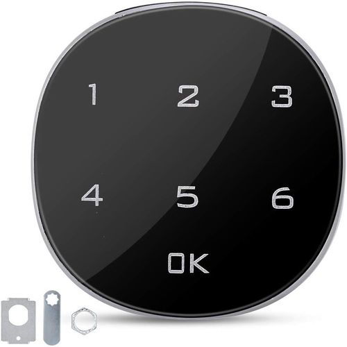 Coffre-Fort À Mot De Passe Numérique, Serrure Électronique À Écran Tactile Avec Mot De Passe Boîte Aux Lettres Armoire À Fichiers Adaptée Aux Armoires, Boîtes Aux Lettres, Tiroirs [MAT790955]