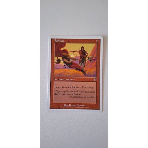 Carte Mtg Réflexes 7° Édition Vf
