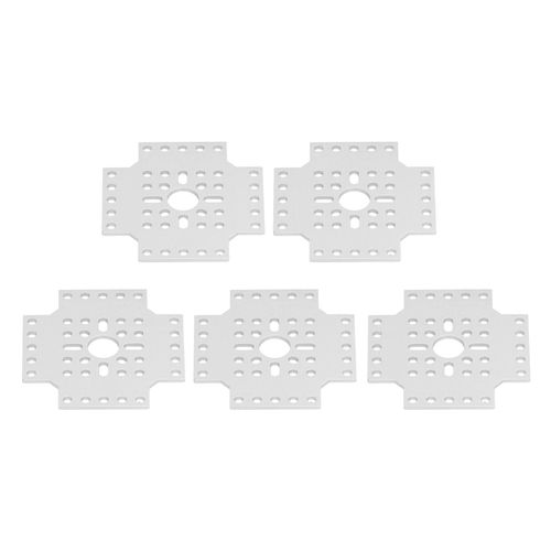 XYONG Lot de 5 supports de trous en alliage d'aluminium pour robots et equipements d'ingenierie, creation d'angles de connexion
