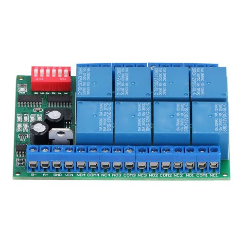 XYONG Module relais 8 canaux RS485 port serie commutateur de commande a distance carte controleur PLC DC12V