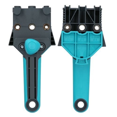 XYONG Localisateur de percage pour chevilles, gabarits de positionnement pour le travail du bois, outils de 6 mm, 8 mm et 10 mm
