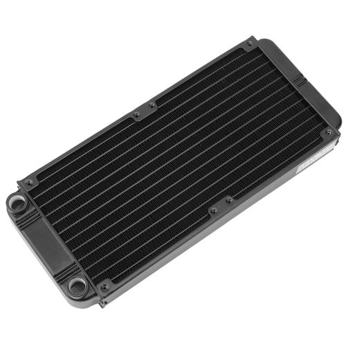 XYONG Radiateur de refroidissement a eau pour ordinateur, processeur, carte graphique, dissipateur thermique en aluminium PL2120B