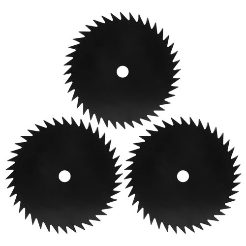 XYONG Lame de debroussailleuse noire de 10 pouces, 40 dents, pour tondeuse a gazon