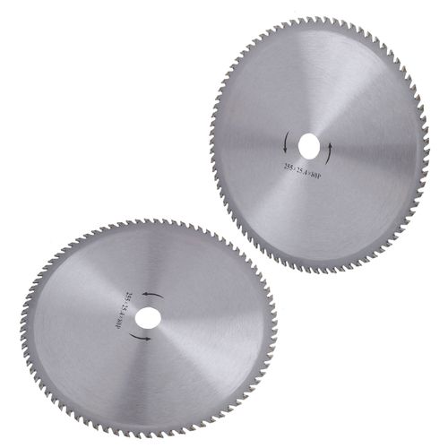 XYONG Lot de 2 lames de debroussailleuse circulaires de 10 pouces, 80 dents, accessoire pour tondeuse a gazon