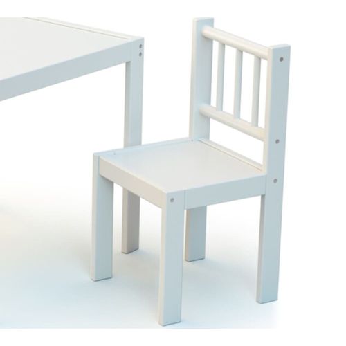 Chaise Enfant En Bois Blanc