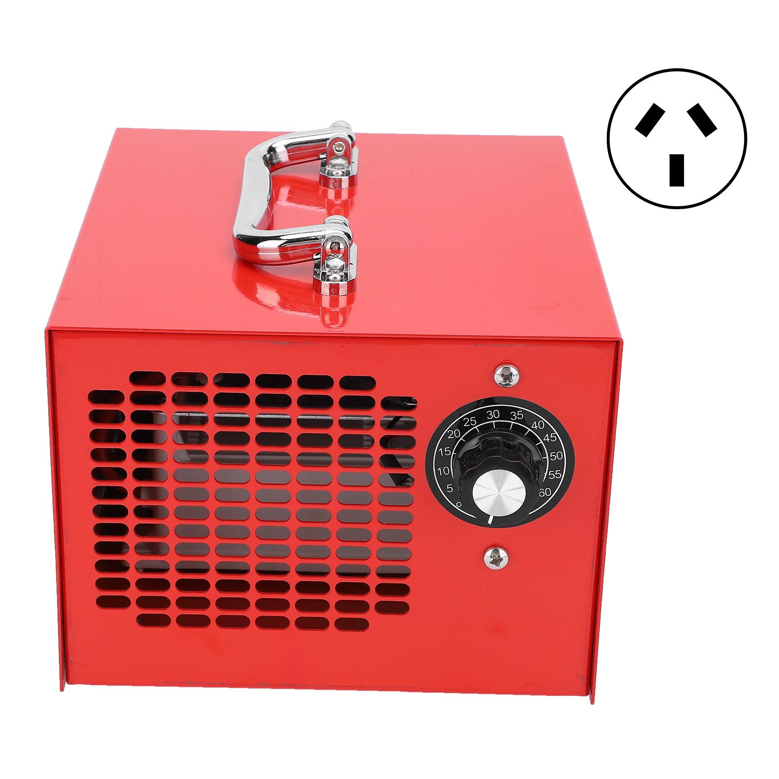 XYONG Generateur d'ozone, purificateur d'air portable, version puissante, rouge, avec minuterie, prise AU 220 V, 5 g/h