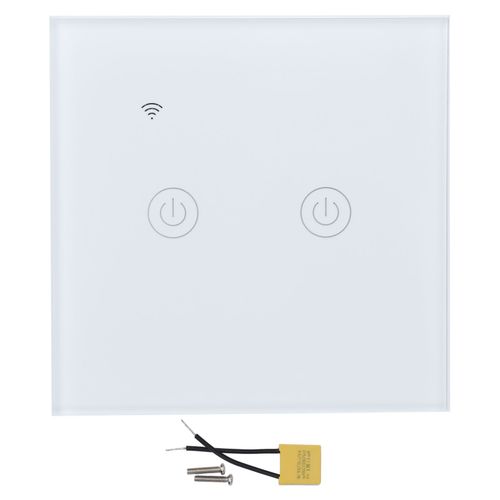 XYONG Interrupteur Wi-Fi intelligent, telecommande sans fil bidirectionnelle pour telephone portable DS-101-2 200-240 V CA