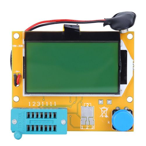 XYONG Testeur de transistors graphique LCRT4 ESR SCR Meter 12864 LCD