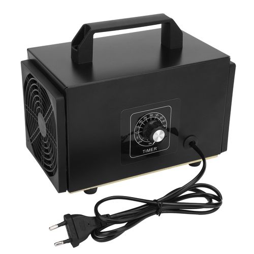 XYONG Generateur d'ozone, purificateur d'air portable, noir, avec minuterie, accessoires industriels, prise UE 220 V, 15 g/h