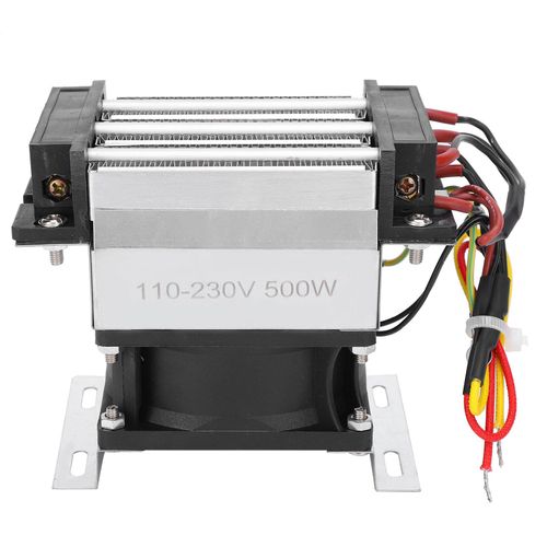 XYONG Radiateur soufflant PTC, element de chauffage d'air isole en ceramique, temperature constante, AC 110 V-230 V, 500 W