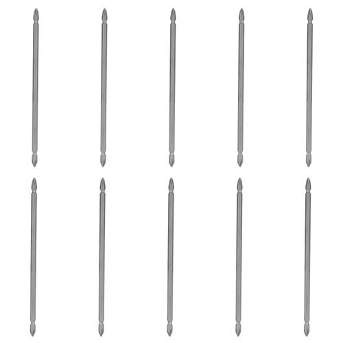 XYONG Lot de 10 embouts de tournevis cruciformes a double tete S1/4 200 mm
