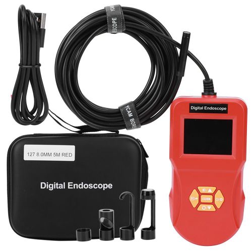 XYONG Endoscope numerique a bobine, endoscope portable pour tuyaux industriels, outil de controle pliable a main