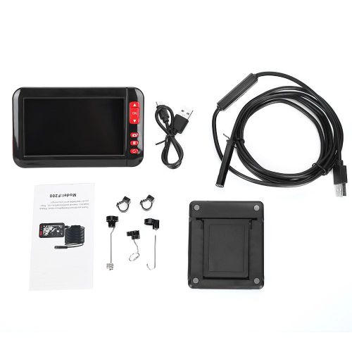 XYONG Endoscope haute definition de 2 m (4,3 pouces) pour l'inspection de la climatisation des canalisations automobiles