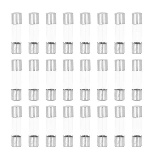 XYONG Fusible rapide a tube de verre 250 V, 100 pieces, accessoire pour protection de circuit, 5 x 20 mm, 1 A