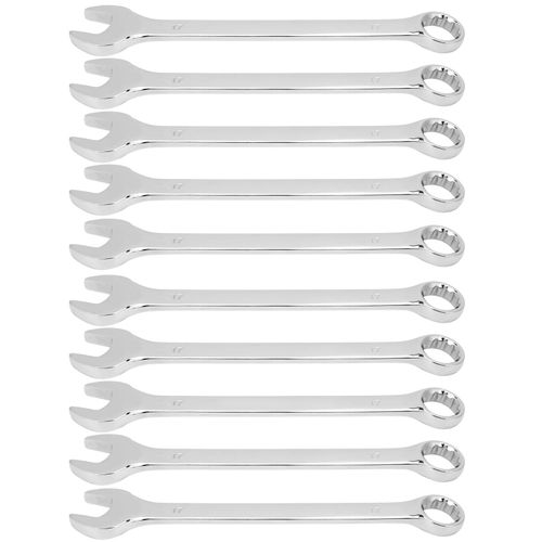 XYONG Ensemble de 10 cles a cliquet mixtes a double usage, fourche de 17 mm, outils a main