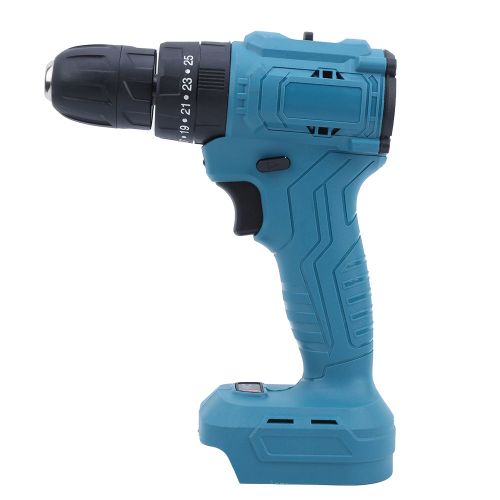 XYONG Perceuse electrique sans balais, batterie rechargeable au lithium, perceuse a main avec eclairage 21 V