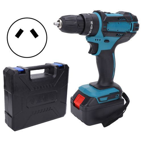 XYONG Perceuse electrique a percussion, perceuse portative, outil de poinconnage electrique sans balais rechargeable, prise AC110-240VAU
