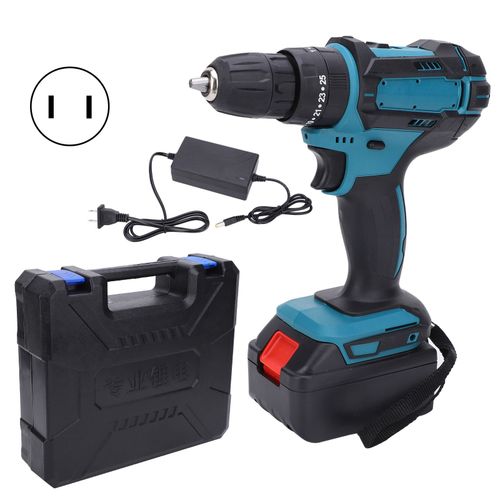 XYONG Perceuse electrique sans balais, tournevis portatif, outil de percage rechargeable au lithium, prise AC110-240 V US
